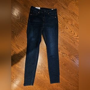 H&M Ultra High Waist Curvy Jeggings Ankle Length Skinny Fit Size 4 NWT